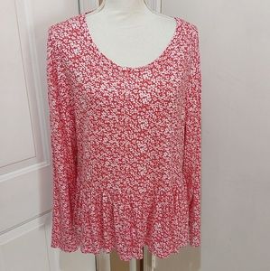 🌺 NWT Wednesday's Girl Print Blouse